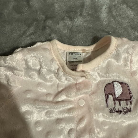 Baby Gear Light Pink Textured Pajama Set - Picture 3 of 3